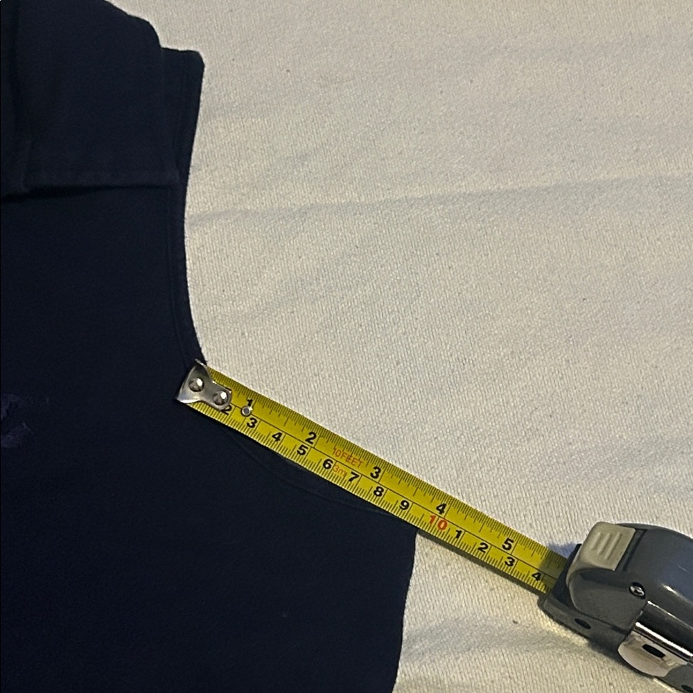 Navy Collared V-Neck Tank Top - Picture 16 of 16